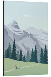 Aluminium print Tirol