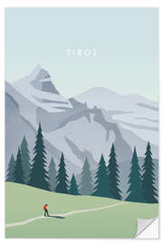 Wandsticker Tirol