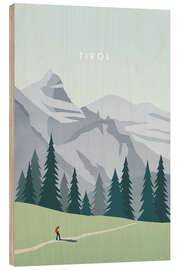 Tableau en bois Tirol - Katinka Reinke