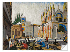 Sticker mural San Marco from the Piazzetta - Jules Schmalzigaug, 1913