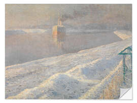 Sticker mural Winterstorm - Georges Buysse