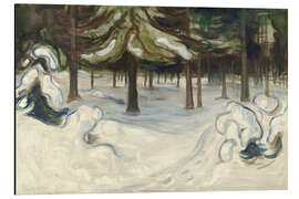 Tableau en aluminium Winter in the Woods, 1899