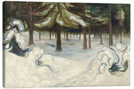 Canvas print Winter in the Woods, 1899 - Edvard Munch