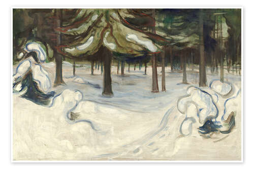 Poster Winter in the Woods, 1899