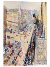 Tableau en verre acrylique Rue Lafayette, 1891 - Edvard Munch
