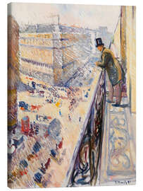Canvas print Rue Lafayette, 1891 - Edvard Munch