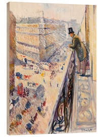 Cuadro de madera Rue Lafayette, 1891 - Edvard Munch