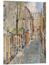 Akryylilasitaulu Montmartre - Pierre Thevenet
