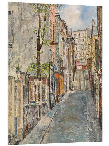 Foam board print Montmartre - Pierre Thevenet