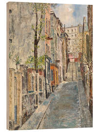 Obraz na drewnie Montmartre - Pierre Thevenet