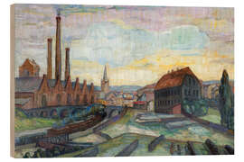 Trätavla View from Gamlebyen in Oslo, 1938 - Anders Svarstad