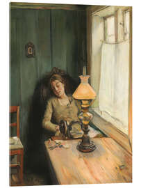 Acrylic print Tired, 1885 - Christian Krohg