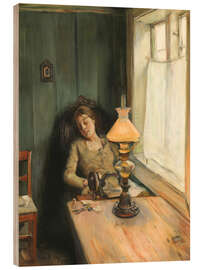 Quadro de madeira Tired, 1885 - Christian Krohg