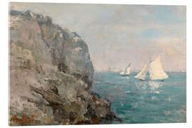 Acrylic print The Cliff - Pericles Pantazis, 1882