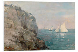 Alumiinitaulu The Cliff - Pericles Pantazis, 1882