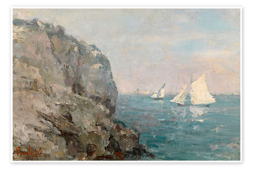 Plakat The Cliff - Pericles Pantazis, 1882