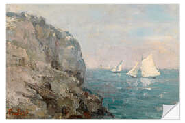 Sticker mural The Cliff - Pericles Pantazis, 1882