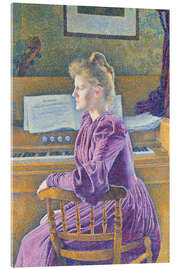 Acrylic print Maria Sèthe at the Harmonium, 1891 - Theo van Rysselberghe