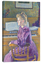 Obraz na płótnie Maria Sèthe at the Harmonium, 1891 - Theo van Rysselberghe
