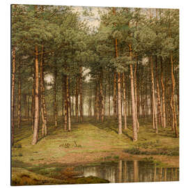 Aluminium print Fir Wood at Putte - Jean Pierre François Lamoriniere