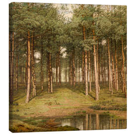 Leinwandbild Fir Wood at Putte - Jean Pierre François Lamoriniere