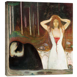 Tableau sur toile Ashes, 1895 - Edvard Munch