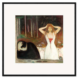 Gerahmter Kunstdruck Asche, 1895