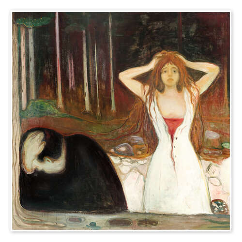 Poster Ashes, 1895