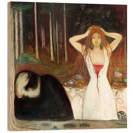 Wood print Ashes, 1895 - Edvard Munch