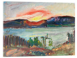 Quadro em acrílico From Holmsbu - Thorvald Erichsen, 1935