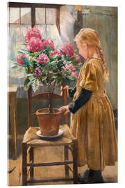 Acrylglasbild Die Tochter des Künstlers - Leon Frederic, 1907