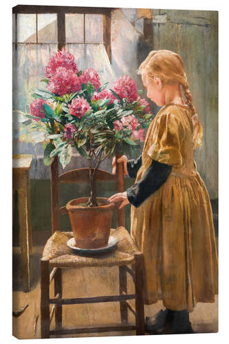 Tableau sur toile The Artist's Daughter - Leon Frederic, 1907