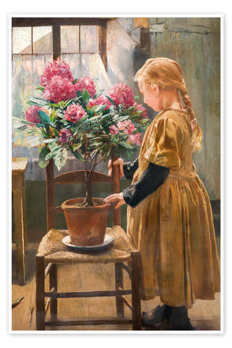 Plakat The Artist's Daughter - Leon Frederic, 1907