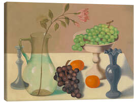 Quadro em tela Still Life with Grapes - Gustave van de Woestijne, 1937