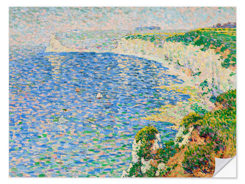 Wall sticker A View of the Cliffs at Etretat - Emile Schuffenecker