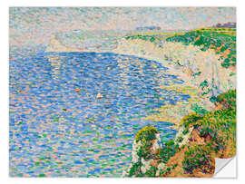 Wall sticker A View of the Cliffs at Etretat - Emile Schuffenecker