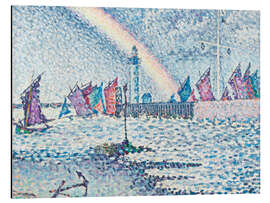 Alumiinitaulu Entrance to the Port of Honfleur, 1899 - Paul Signac