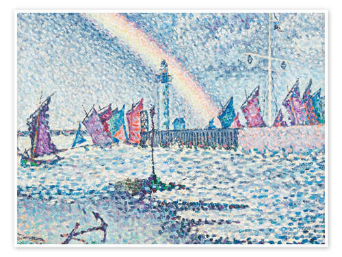 Plakat Entrance to the Port of Honfleur, 1899