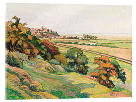 Quadro em acrílico Rye from Cadborough - Lucien Pissarro, 1913