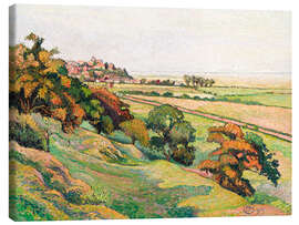 Tableau sur toile Rye from Cadborough - Lucien Pissarro, 1913