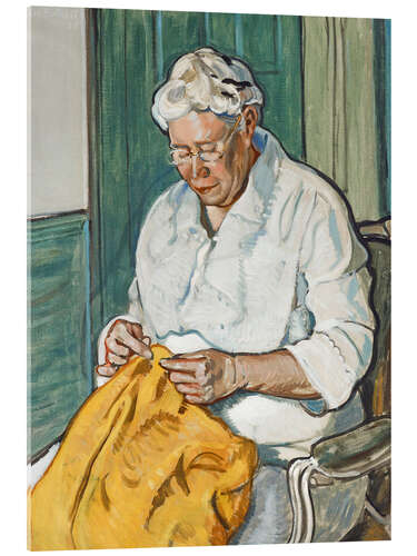 Acrylglasbild Die Schneiderin - Frederic C. Bartlett, 1925