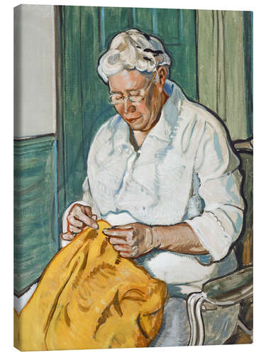 Leinwandbild Die Schneiderin - Frederic C. Bartlett, 1925