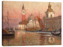 Tableau sur toile San Giorgio, Venice - Herbert W. Faulkner