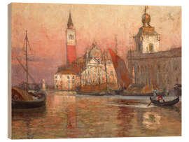 Holzbild San Giorgio, Venedig - Herbert W. Faulkner
