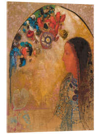 Tableau en verre acrylique The Gothic Window - Odilon Redon