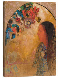 Canvas print The Gothic Window - Odilon Redon