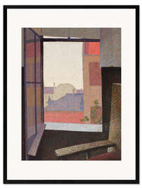 Framed art print View from the Window - Arthur Segal, 1930