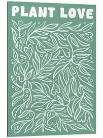 Alubild Grüne Pflanzenliebe - Martina