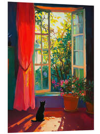 Hartschaumbild Morgensonne