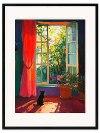 Gerahmter Kunstdruck Morgensonne